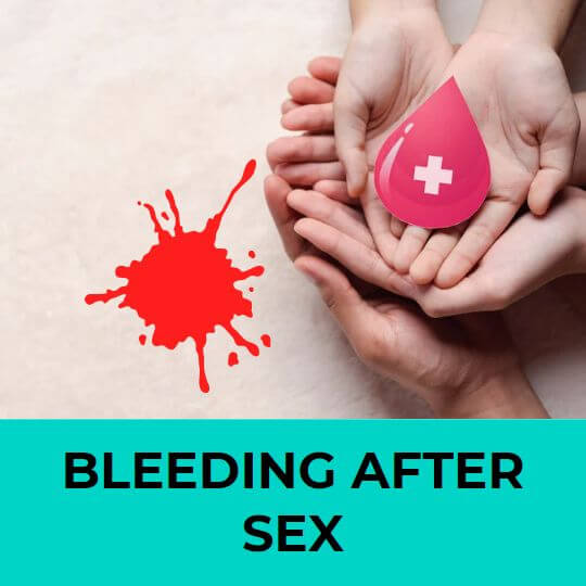 Bleeding after sex