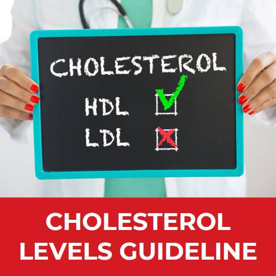 Cholesterol levels guide